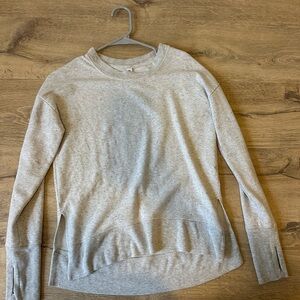 Athleta Gray Crew Neck Sweater